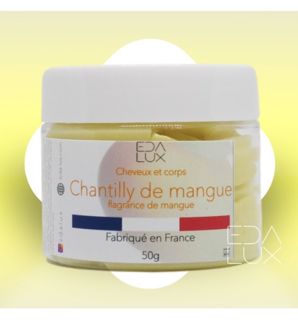 Chantilly de beurre de mangue /anti- acnés