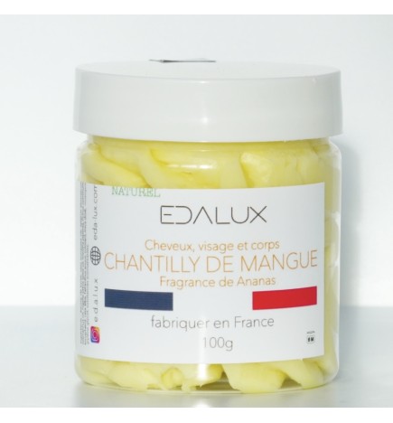 Chantilly beurre de mangue ananas/ Anti acné /anti taches